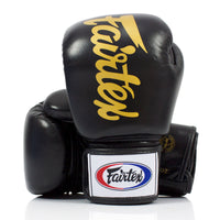 Guantes Muay Thai Fairtex BGV19 Deluxe Negro 