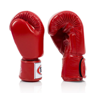 Guantes Muay Thai Fairtex BGV19 Deluxe Rojo 