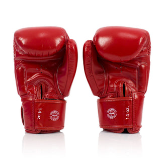 Guantes Muay Thai Fairtex BGV19 Deluxe Rojo 
