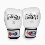 Guantes Muay Thai Fairtex BGV1 Blanco 