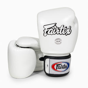 Guantes Muay Thai Fairtex BGV1 Blanco 