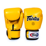 Guantes Muay Thai Fairtex BGV1 Amarillo 