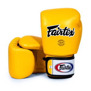 Guantes Muay Thai Fairtex BGV1 Amarillo 