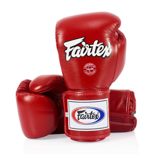 Guantes Muay Thai Fairtex BGV5 Super Sparring Rojo 