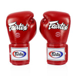 Guantes Muay Thai Fairtex BGV5 Super Sparring Rojo 