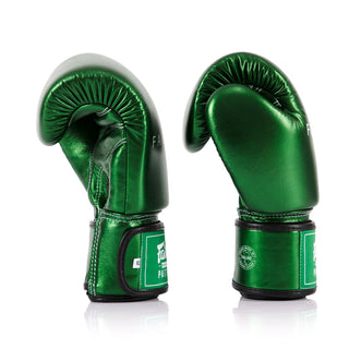Guantes Muay Thai Fairtex Metálico BGV22 Verde 