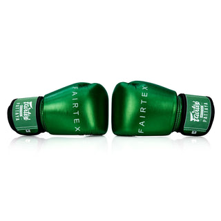 Guantes Muay Thai Fairtex Metálico BGV22 Verde 