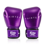 Guantes Muay Thai Fairtex Metálico BGV22 Violeta 