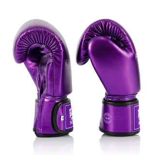 Guantes Muay Thai Fairtex Metálico BGV22 Violeta 