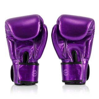 Guantes Muay Thai Fairtex Metálico BGV22 Violeta 