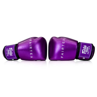 Guantes Muay Thai Fairtex Metálico BGV22 Violeta 