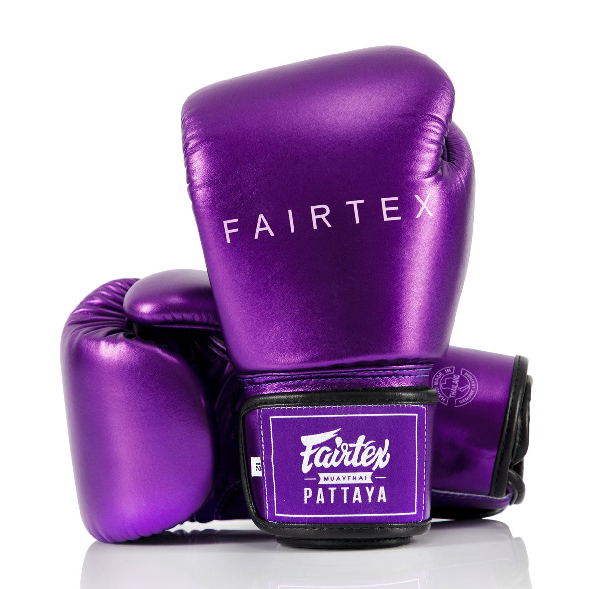 Guantes Muay Thai Fairtex Metálico BGV22 Violeta 