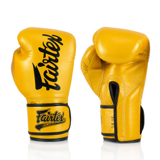 Guantes Muay Thai Fairtex Super Sparring BGV18 Oro 