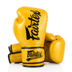 Guantes Muay Thai Fairtex Super Sparring BGV18 Oro 