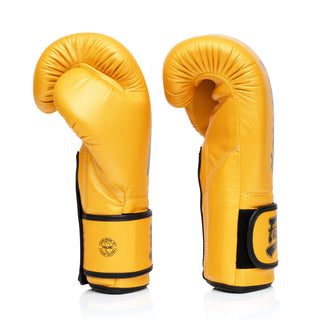Guantes Muay Thai Fairtex Super Sparring BGV18 Oro 