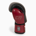 Guantes Muay Thai Twins Special BGVL3 Borgoña-negro