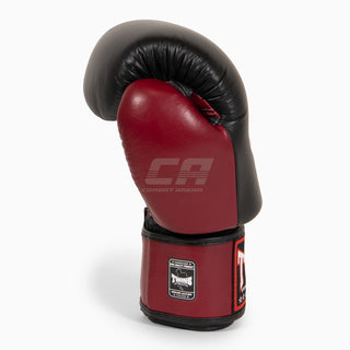 Guantes Muay Thai Twins Special BGVL3 Borgoña-negro