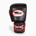 Guantes Muay Thai Twins Special BGVL3 Borgoña-negro