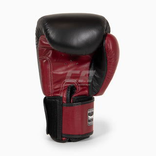 Guantes Muay Thai Twins Special BGVL3 Borgoña-negro