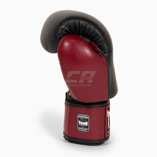Guantes Muay Thai Twins Special BGVL3 Borgoña-negro