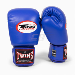 Guantes Muay Thai Twins Special BGVL3 Azul real