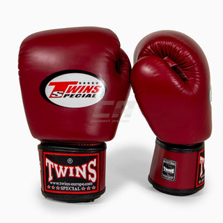 Guantes Muay Thai Twins Special BGVL3 Vino tinto