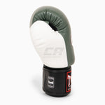 Guantes Muay Thai Twins Special BGVL4 Negro-verde-blanco