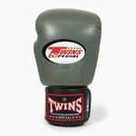 Guantes Muay Thai Twins Special BGVL4 Negro-verde-blanco