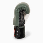 Guantes Muay Thai Twins Special BGVL4 Negro-verde-blanco