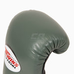 Guantes Muay Thai Twins Special BGVL4 Negro-verde-blanco