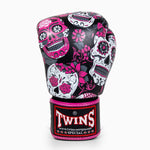 Guantes Muay Thai Twins Special FBGVL 3 Skull Rosa 
