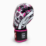 Guantes Muay Thai Twins Special FBGVL 3 Skull Rosa 