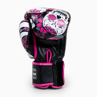 Guantes Muay Thai Twins Special FBGVL 3 Skull Rosa 