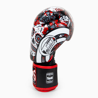 Guantes Muay Thai Twins Special FBGVL 3 Skull Rojo 