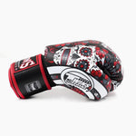 Guantes Muay Thai Twins Special FBGVL 3 Skull Rojo 