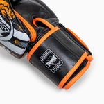 Guantes Muay Thai Twins Special FBGVL 4 Skull Naranja 
