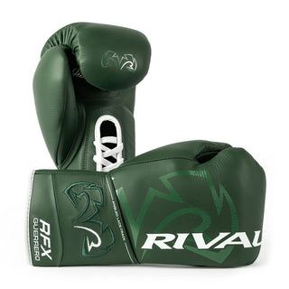 Guantes de boxeo Rival RFX Guerrero Pro Fight SF-H Verde 