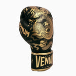 Guantes de boxeo Venum Vuelo del Dragón Negro-bronce 