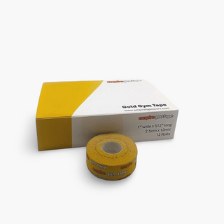 Cinta amarilla Empire Gym Tape 2,5 cm x 13 m - Caja de 12 uds 