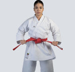 Karategui Arawaza Kata Deluxe Evo WKF bordado blanco-Combat Arena