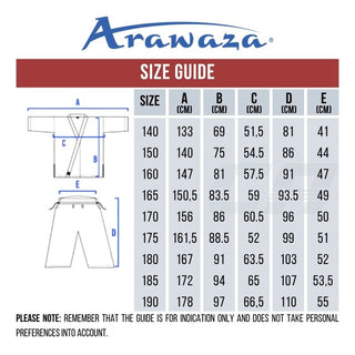 Karategui Arawaza Kumite Deluxe Evo WKF bordado blanco 