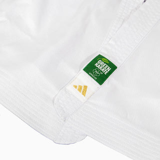 Karategui kumite Adidas Adizero 2.0 WKF blanco sin rayas 