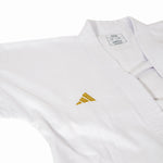 Karategui kumite Adidas Adizero 2.0 WKF blanco sin rayas 