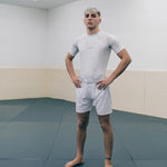Pantalones MMA Manto Shield Blanco-Combat Arena