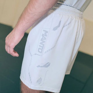 Pantalones MMA Manto Shield Blanco-Combat Arena