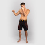 Pantalones MMA Venum Quetzal Fury Negro-rojo 