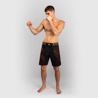 Pantalones MMA Venum Quetzal Fury Negro-rojo 