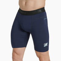 Pantaloncini a compressione Leone Primal Instinct AB929 Blu-Combat Arena