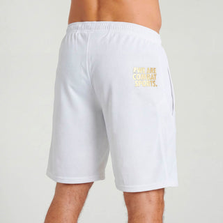 Pantalones cortos de entrenamiento Leone DNA ABX726 Blanco-Combat Arena