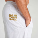 Pantalones cortos de entrenamiento Leone DNA ABX726 Blanco-Combat Arena